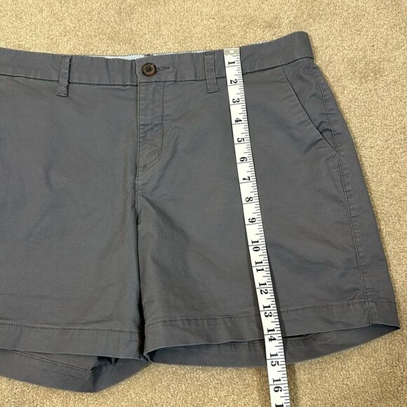 Old Navy Grey Everyday Short Summer Closet Staple Cotton Women Size 10 - Picture 4 of 8